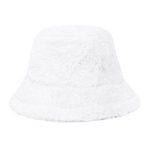 COPY - Faux Fux Plush Bucket Hat - White